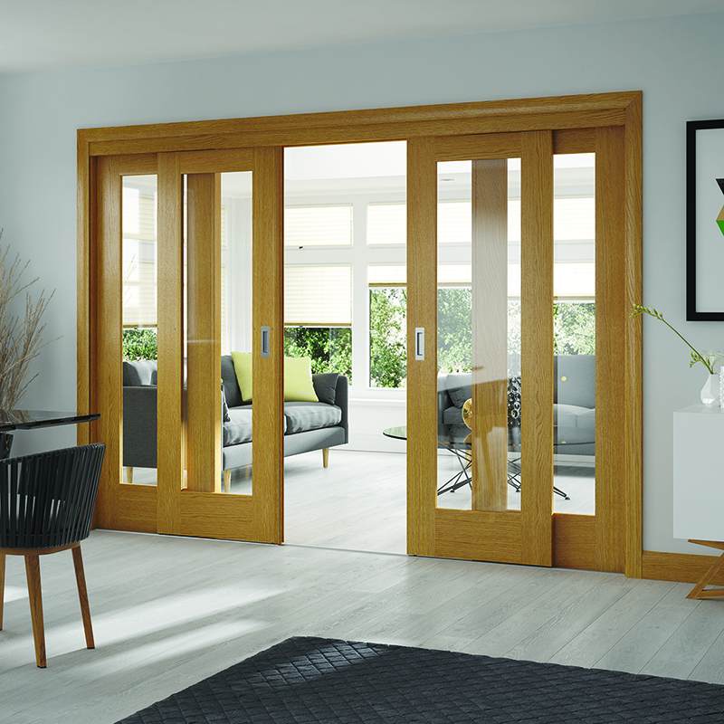 4 Panel Sliding Door