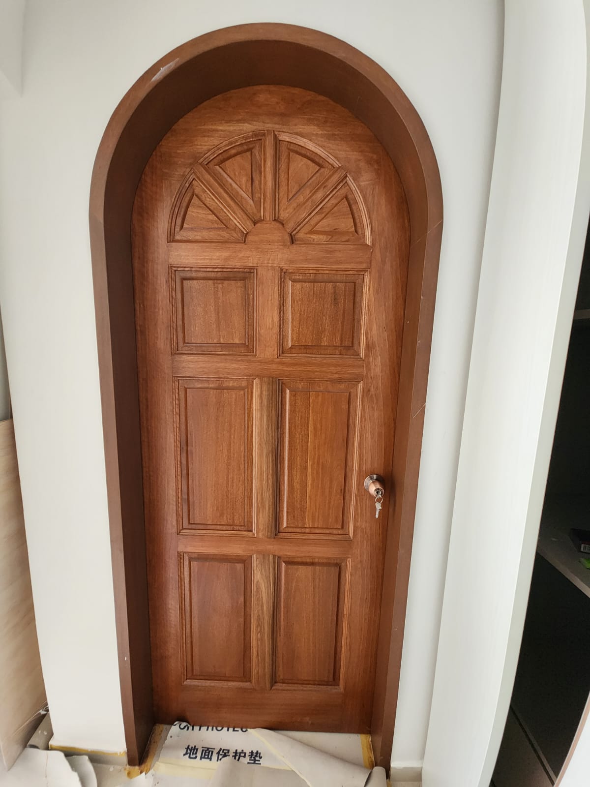 Solid Timber Arch Door